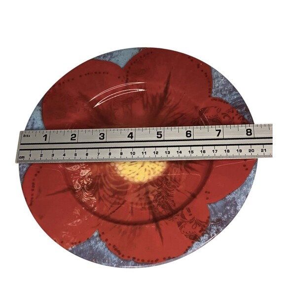 Waechtersbach Petal Power Salad Plates Petal Power Petunia Design Set of Four - Picture 9 of 13